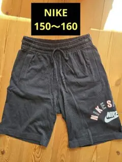 NIKE ハーフパンツ ブラック ロゴプリント