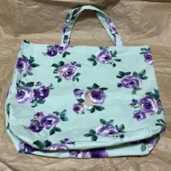 ハンドメイド　大容量トートバッグ