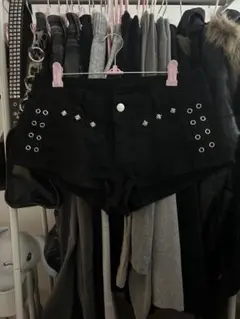 y2k 平成ギャル グランジ スタッズ ショートパンツ
