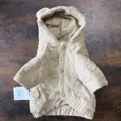 モンシェリ　moncheri ベージュ コーデュロイ くま耳　アウター