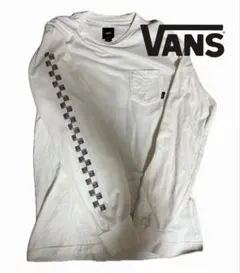 VANS ホワイト長袖Tシャツ
