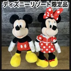 生産終了品　ディズニーリゾート　ぬいぐるみキーホルダー　バッチ　２体セット