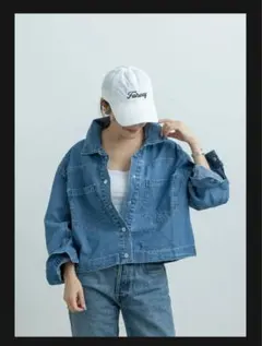 clore+ クロレ Denim Shirt Jacket 新品未使用 - メルカリ