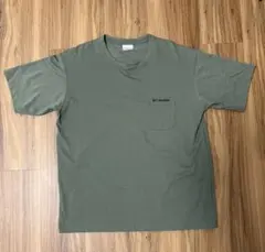 Columbia ポケット付きTシャツ オリーブ