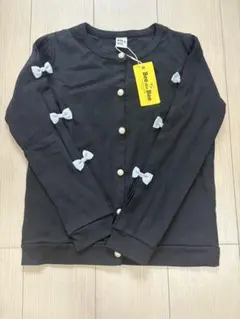 ラ*ル様 Bee des Bee 黒 カーディガン 140