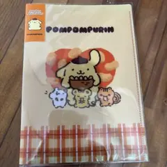 A5クリアファイル おやつパーティー サンリオキャラクターズポムポムプリンロフト