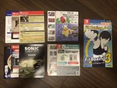 【極美品】Switchソフト説明書他