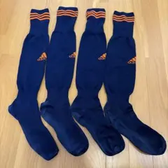 adidas サッカーソックス ネイビー 27cm 2足セット