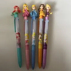 ディズニープリンセス 3色ボールペン 5本セット