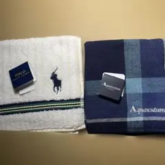 Polo Ralph Lauren & Aquascutum ハンカチセット