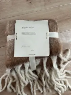3coins ウールミックスブランケット　100×140cm