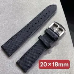 ラバーベルト 時計バンドメンズ 20mm オメガスウォッチ交換ベルト 黒のサムネイル