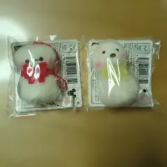 ディズニーキャラクター　ミルキーボアプチ　雪だるまマスコット 2個セット③
