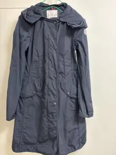 MONCLER ネイビー フード付きコート