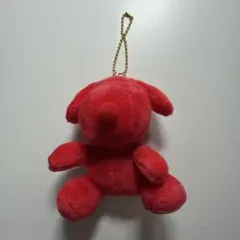 SNOOPY 赤いぬいぐるみキーホルダー