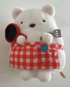 すみっコぐらしのしろくまぬいぐるみ　お料理