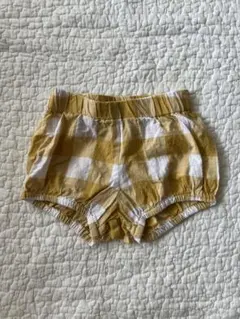 little cotton clothes チェック柄ショートパンツ