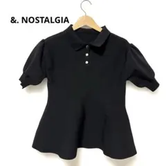 &. NOSTALGIA ペプラムポロニット　Mサイズ