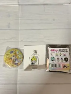 鏡音レン　缶バッジ　アクリルチャーム　2点セット