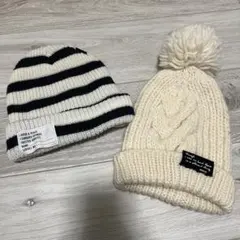 ニット帽　2点セット