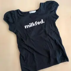 MILKFED. 半袖Tシャツ ブラック XSサイズのサムネイル