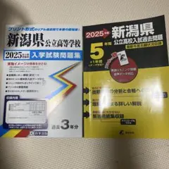 新潟県 公立高等学校 入学試験問題集 2025年度 過去問 高校入試