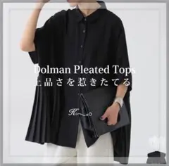 ⧉⧉antiqua⧉⧉ プリーツシャツ P