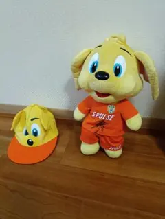 Jリーグ 清水エスパルス パルちゃん、ピカルちゃんパペットぬいぐるみ