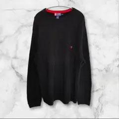 CHAPS RALPH LAUREN ニットセーター XL 黒