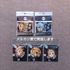 鬼滅の刃　缶バッジ　スクエアホログラム　RENGOKU CAN BADGE