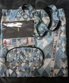 アイナナ 八乙女楽 リバーシブルトートバッグ、ポーチ2点、ネックストラップ