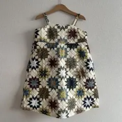 【softcheese】ニコキルトジャンパースカート