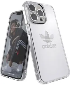 アディダス iPhone13Proケース 衝撃保護ケース クリア