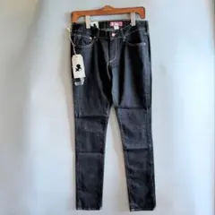&SOIN スキニーデニム ダークブルー