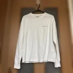 長袖カットソー 白