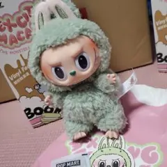 ラブブ マカロン グリーン ぬいぐるみ