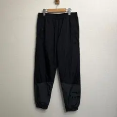 adidas アディダス ナイロンウーブンパンツ スリーストライプ L 黒