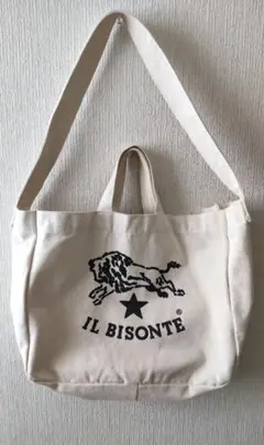 イルビゾンテ　トートバッグ　キャンバス素材