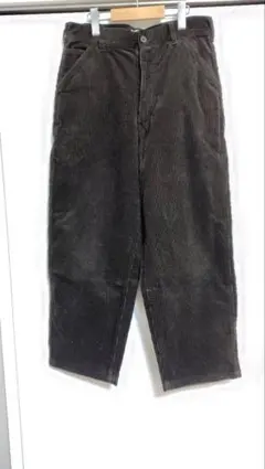 UNIQLO U コーデュロイ ワイドパンツ ダークブラウン