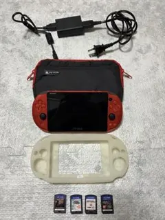 【美品】SONY PS Vita PCH-2000 レッド　ビータ