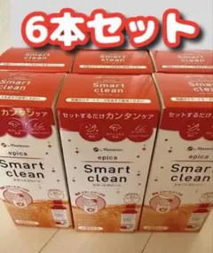 正規品！6本　メニコン　スマートクリーン　コンタクト　洗浄液　300mlのサムネイル