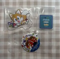 セガ ラッキーくじ ソニック&ぷよぷよ35周年 アクスタ 缶バッジ - メルカリ
