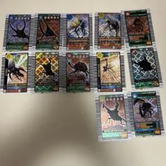 昆虫王者ムシキングカード 12枚ケース付き