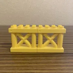 LEGO　duplo　レゴ　デュプロ　柵　鉄塔　工事現場　フェンス　足場　黄色