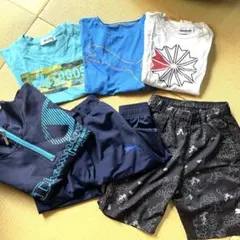 【130cm/6点セット】PUMA、logos、Reebok、champion