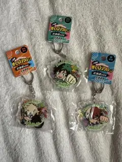 ヒロアカ　僕のヒーローアカデミア　ご当地キーホルダー　3点