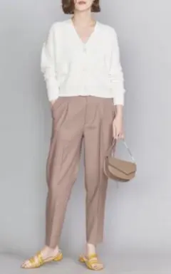 ビューティ&ユース ユナイテッドアローズ　オックスフォードタックテーパードパンツ