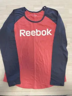 Reebok 長袖Tシャツ 赤・ネイビー OT