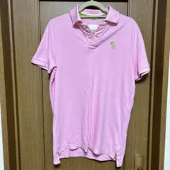【大幅SALE】 Abercrombie & Fitch ピンク ポロシャツ