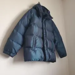 00s old ユニクロ ボリュームダウンジャケット　XL　コバルトブルー
